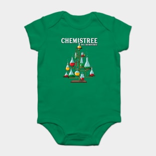Chemistree The Molecular Christmas Baby Bodysuit